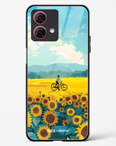 Sunflower Trails [BREATHE] Glass Case Phone Cover (Motorola)
