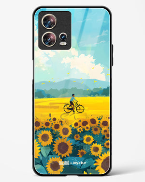 Sunflower Trails [BREATHE] Glass Case Phone Cover (Motorola)
