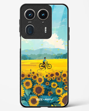 Sunflower Trails [BREATHE] Glass Case Phone Cover (Motorola)