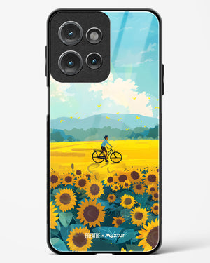 Sunflower Trails [BREATHE] Glass Case Phone Cover (Motorola)