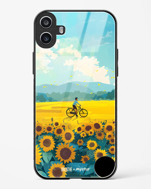 Sunflower Trails [BREATHE] Glass Case Phone Cover (Nothing)