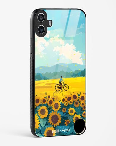 Sunflower Trails [BREATHE] Glass Case Phone Cover (Nothing)