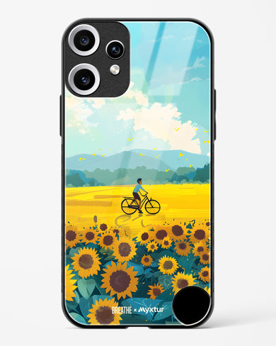 Sunflower Trails [BREATHE] Glass Case Phone Cover (Nothing)