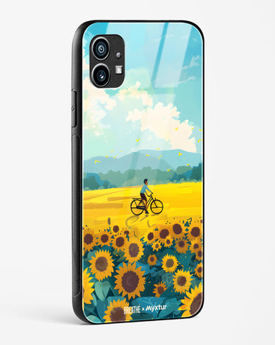 Sunflower Trails [BREATHE] Glass Case Phone Cover (Nothing)