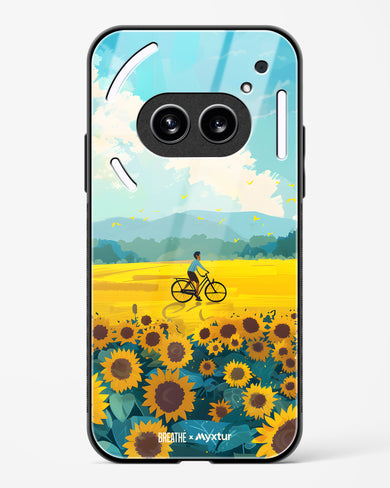 Sunflower Trails [BREATHE] Glass Case Phone Cover (Nothing)