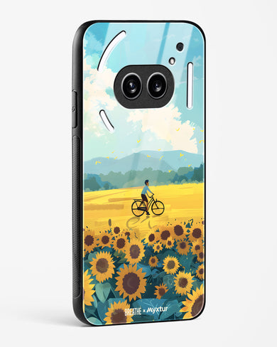 Sunflower Trails [BREATHE] Glass Case Phone Cover (Nothing)