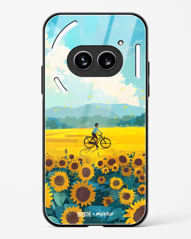 Sunflower Trails [BREATHE] Glass Case Phone Cover (Nothing)