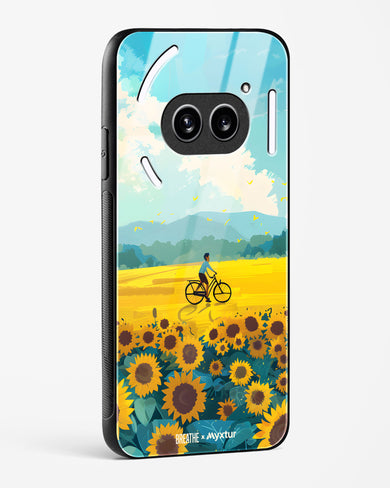 Sunflower Trails [BREATHE] Glass Case Phone Cover (Nothing)