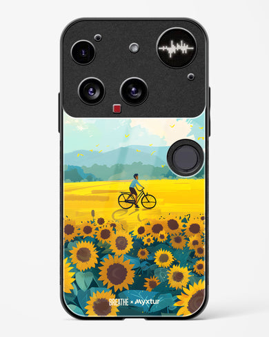 Sunflower Trails [BREATHE] Glass Case Phone Cover (Nothing)