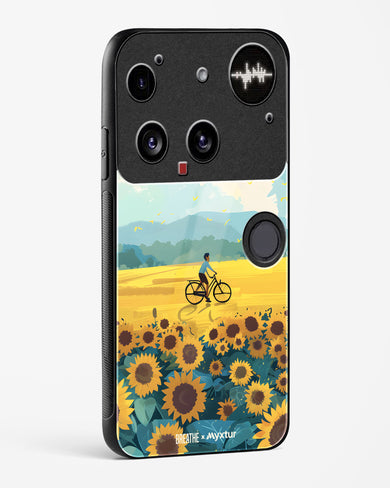 Sunflower Trails [BREATHE] Glass Case Phone Cover (Nothing)