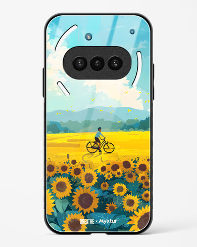 Sunflower Trails [BREATHE] Glass Case Phone Cover (Nothing)