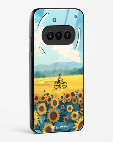 Sunflower Trails [BREATHE] Glass Case Phone Cover (Nothing)