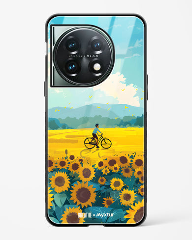 Sunflower Trails [BREATHE] Glass Case Phone Cover (OnePlus)