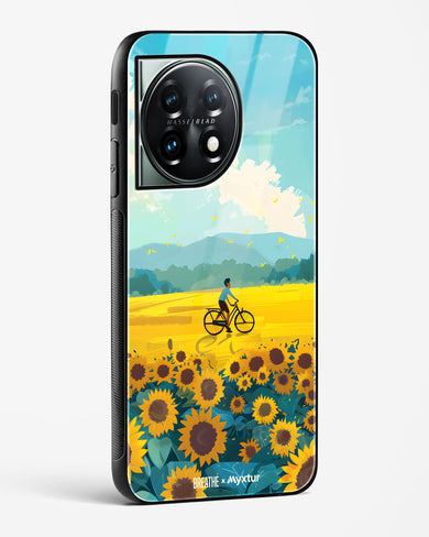 Sunflower Trails [BREATHE] Glass Case Phone Cover (OnePlus)