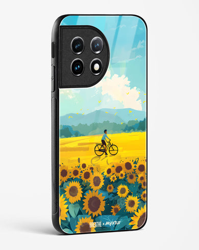 Sunflower Trails [BREATHE] Glass Case Phone Cover (OnePlus)