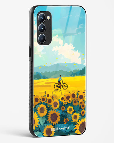 Sunflower Trails [BREATHE] Glass Case Phone Cover (Oppo)