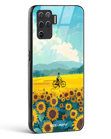 Sunflower Trails [BREATHE] Glass Case Phone Cover (Oppo)