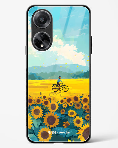 Sunflower Trails [BREATHE] Glass Case Phone Cover (Oppo)