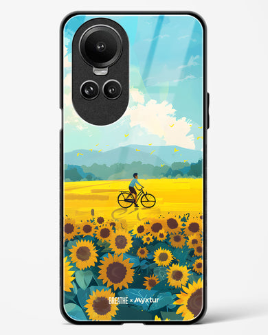 Sunflower Trails [BREATHE] Glass Case Phone Cover (Oppo)