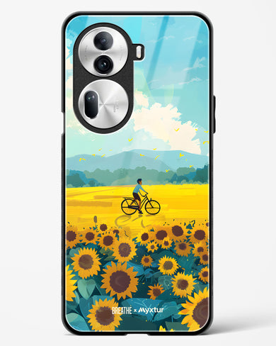 Sunflower Trails [BREATHE] Glass Case Phone Cover (Oppo)
