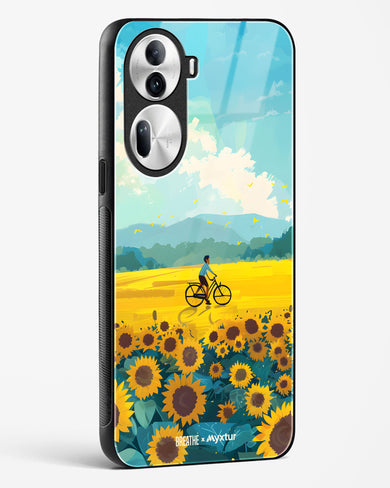 Sunflower Trails [BREATHE] Glass Case Phone Cover (Oppo)