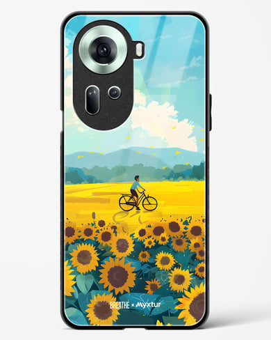 Sunflower Trails [BREATHE] Glass Case Phone Cover (Oppo)
