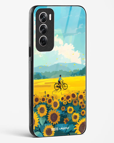 Sunflower Trails [BREATHE] Glass Case Phone Cover (Oppo)