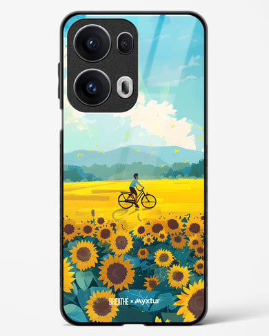 Sunflower Trails [BREATHE] Glass Case Phone Cover (Oppo)