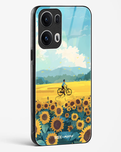 Sunflower Trails [BREATHE] Glass Case Phone Cover (Oppo)