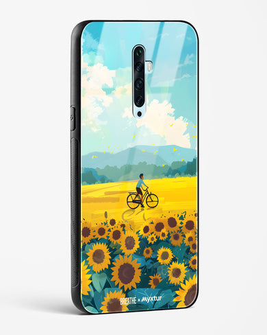 Sunflower Trails [BREATHE] Glass Case Phone Cover (Oppo)
