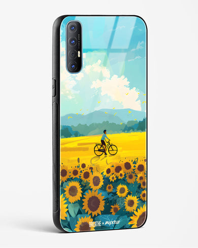 Sunflower Trails [BREATHE] Glass Case Phone Cover (Oppo)