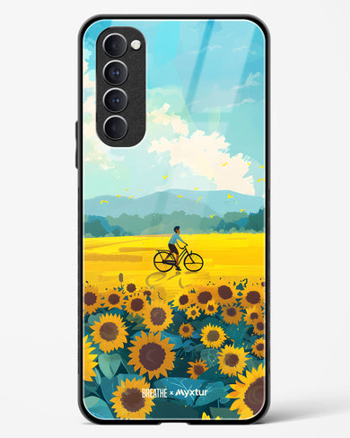Sunflower Trails [BREATHE] Glass Case Phone Cover (Oppo)