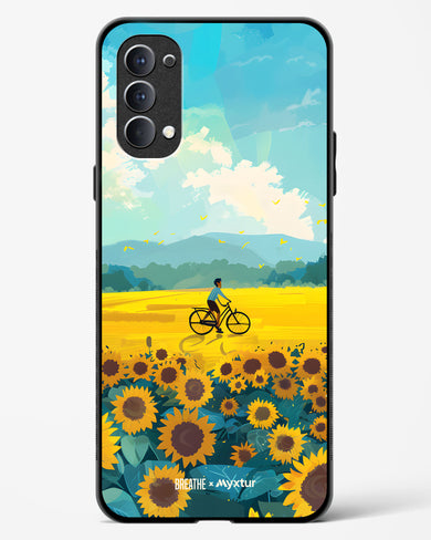 Sunflower Trails [BREATHE] Glass Case Phone Cover (Oppo)