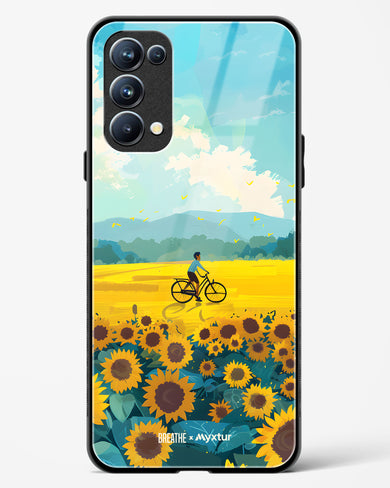 Sunflower Trails [BREATHE] Glass Case Phone Cover (Oppo)