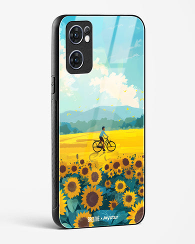 Sunflower Trails [BREATHE] Glass Case Phone Cover (Oppo)