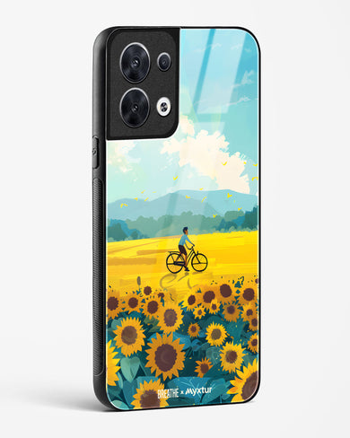 Sunflower Trails [BREATHE] Glass Case Phone Cover (Oppo)