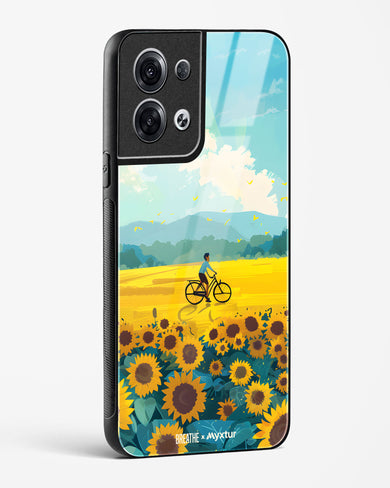 Sunflower Trails [BREATHE] Glass Case Phone Cover (Oppo)