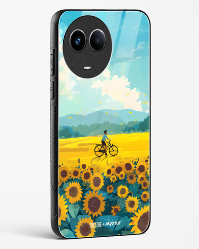 Sunflower Trails [BREATHE] Glass Case Phone Cover (Realme)