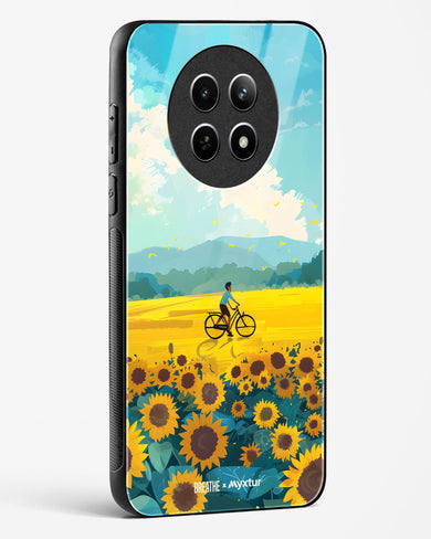 Sunflower Trails [BREATHE] Glass Case Phone Cover (Realme)