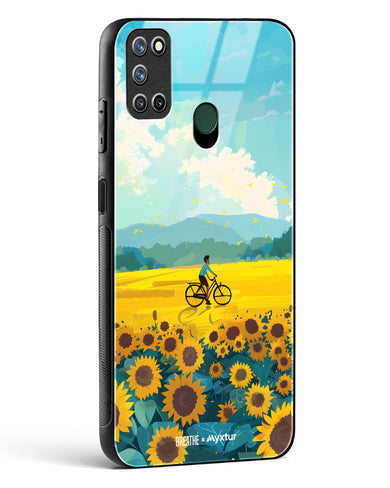 Sunflower Trails [BREATHE] Glass Case Phone Cover (Realme)