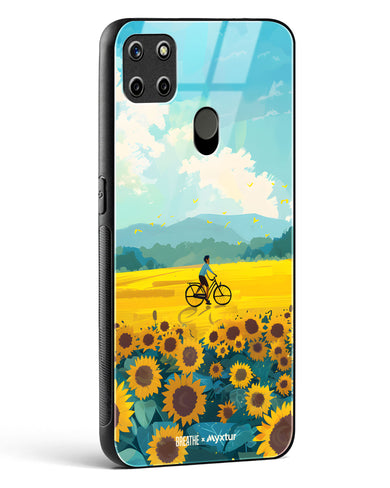 Sunflower Trails [BREATHE] Glass Case Phone Cover (Realme)