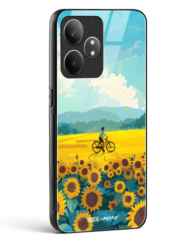 Sunflower Trails [BREATHE] Glass Case Phone Cover (Realme)