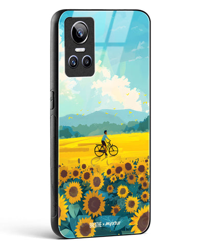 Sunflower Trails [BREATHE] Glass Case Phone Cover (Realme)