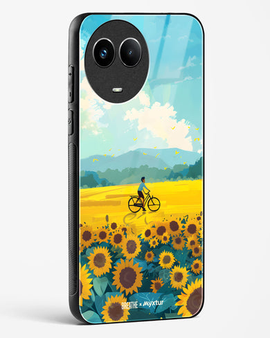 Sunflower Trails [BREATHE] Glass Case Phone Cover (Realme)