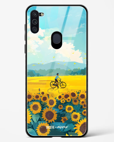 Sunflower Trails [BREATHE] Glass Case Phone Cover (Samsung)