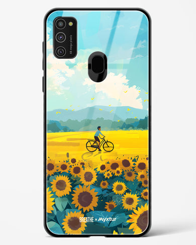 Sunflower Trails [BREATHE] Glass Case Phone Cover (Samsung)