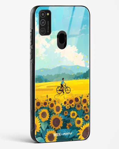 Sunflower Trails [BREATHE] Glass Case Phone Cover (Samsung)