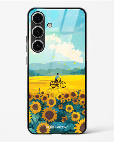 Sunflower Trails [BREATHE] Glass Case Phone Cover (Samsung)