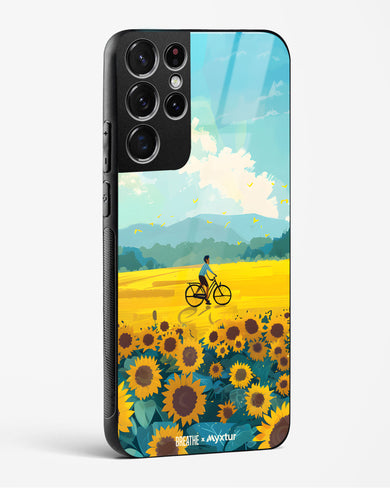 Sunflower Trails [BREATHE] Glass Case Phone Cover (Samsung)