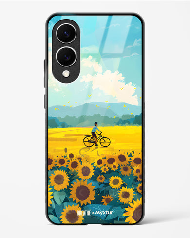 Sunflower Trails [BREATHE] Glass Case Phone Cover (Samsung)